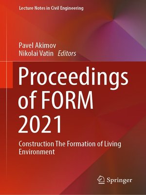 cover image of Proceedings of FORM 2021